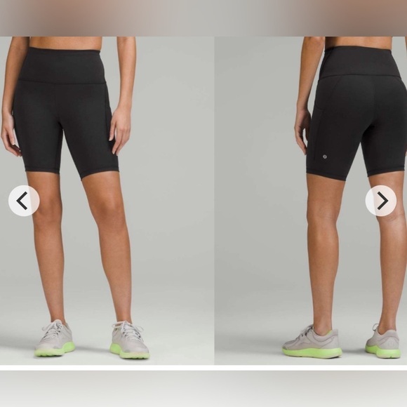 Lululemon Wunder Train High-Rise Short 8” Black Sz 0 Legging Comfort Athleisure - Picture 10 of 11